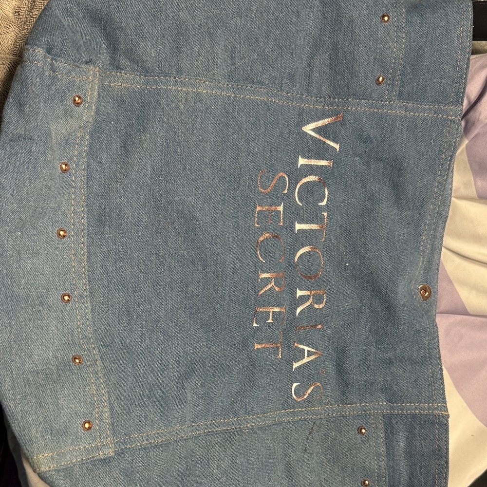 Victoria's Secret Denim bag with Stud Accents